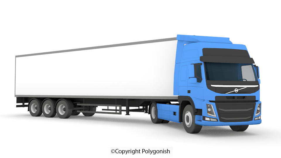Volvo FM Truck 3D Model