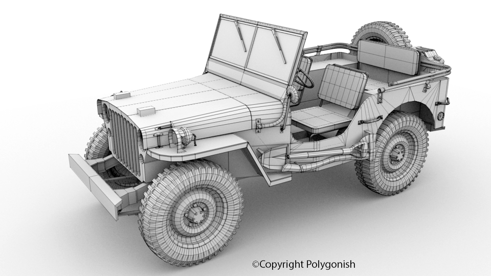 Willys MB 3D Model