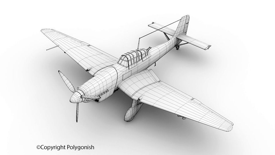 Junkers Ju 87 3D Model