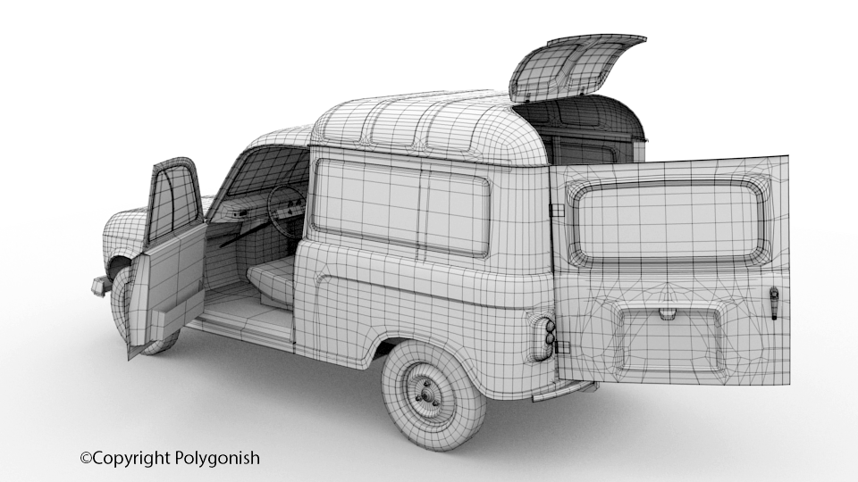 Renault 4 F4 3D Model