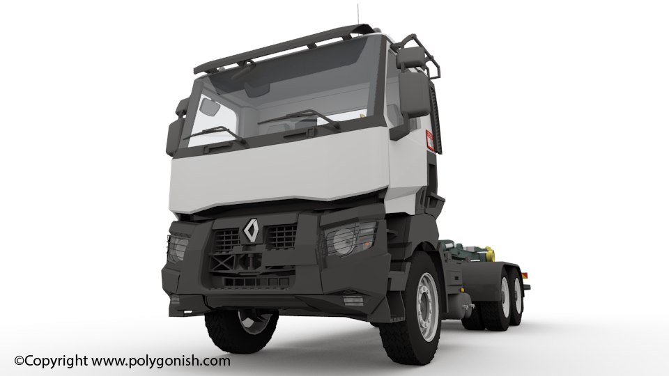 Renault K380 Truck 3D Model