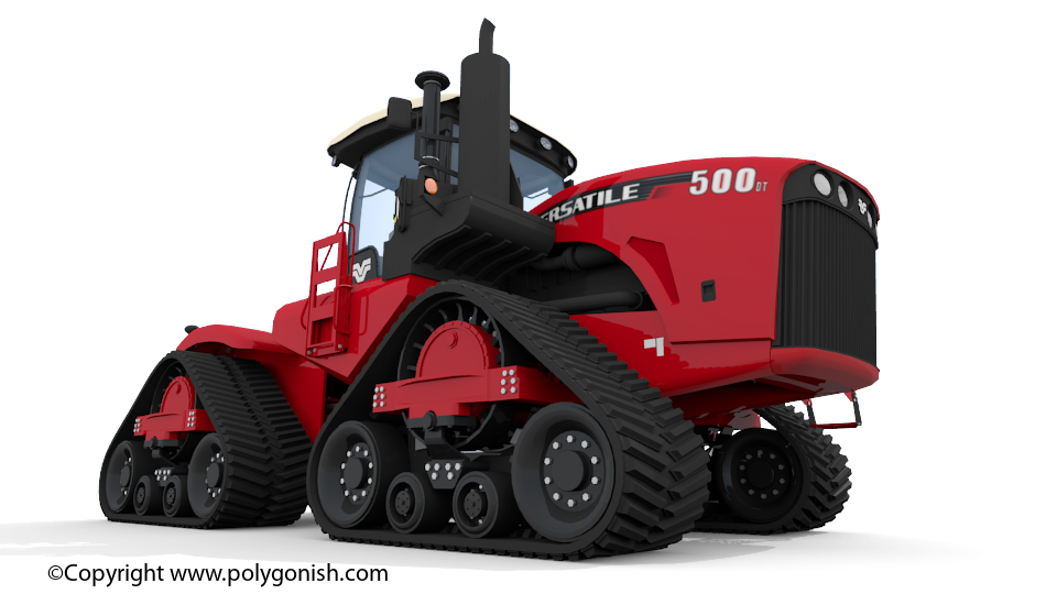 Versatile 500 DeltaTrack Tractor 3D Model