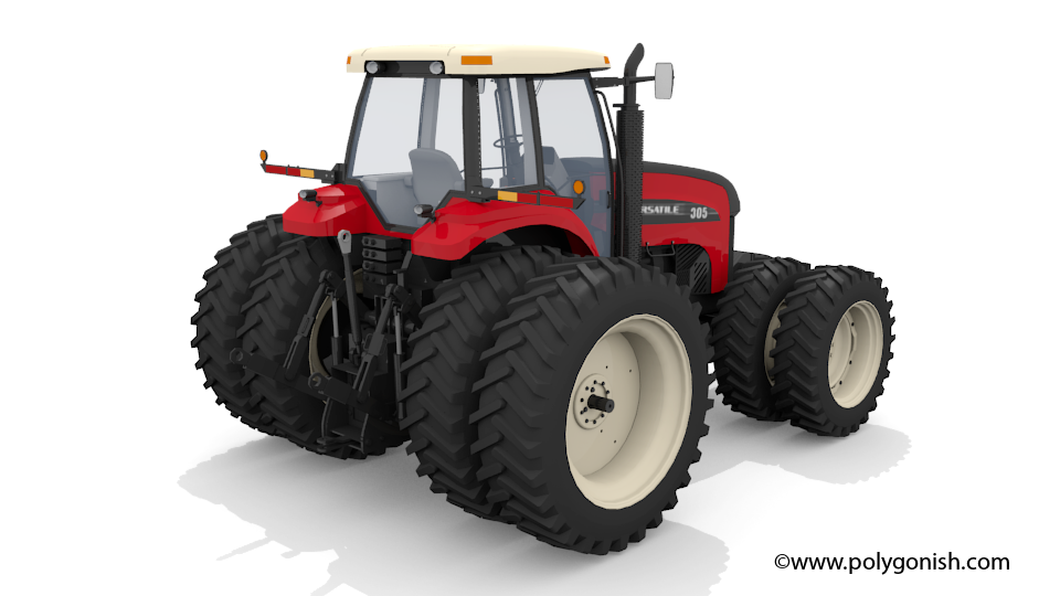 Versatile 305 Tractor 3D Model