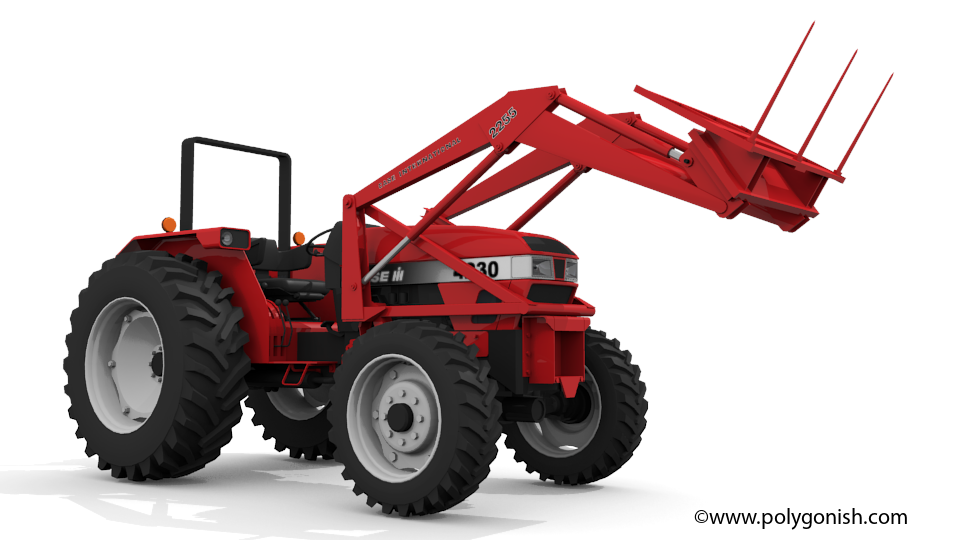 Case IH 4230 Tractor 3D Model