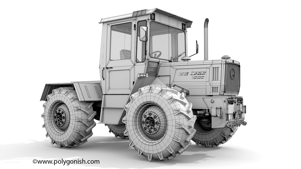 MB Trac 1000 Tractor 3D Model