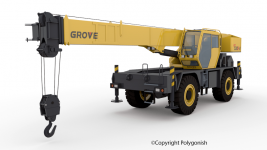 Grove RT530E Crane 3D Model