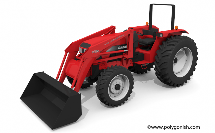 Case IH 4230 Tractor 3D Model