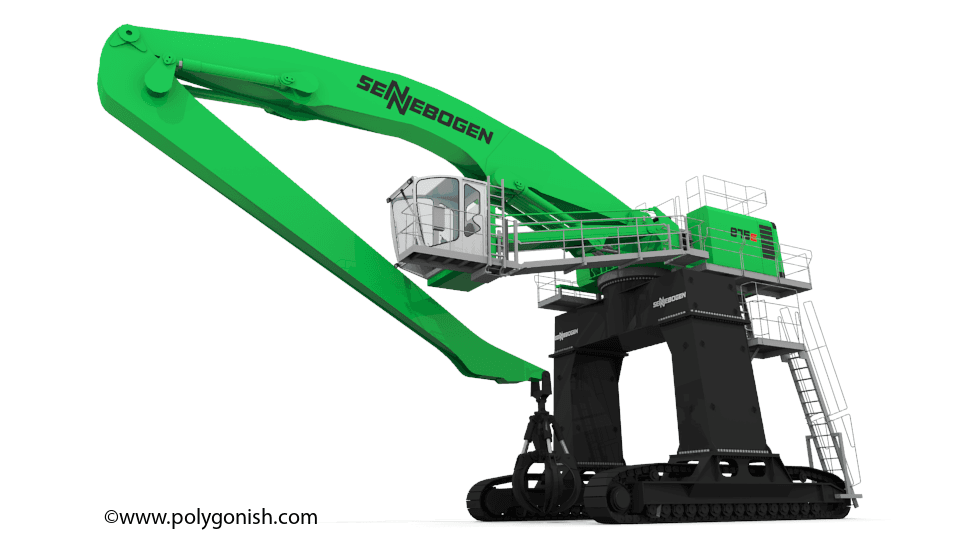 Sennebogen 875 Crawler Gantry - Polygonish - 3D Model Store