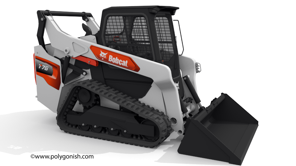 Bobcat T76 Compact Track Loader 3D Model